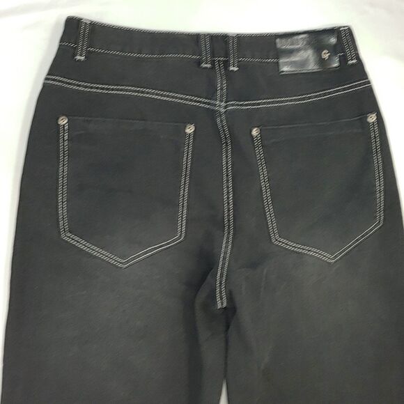 Vintage Y2K Game Time Black Denim Jeans Men's Size 32 - Picture 8 of 14